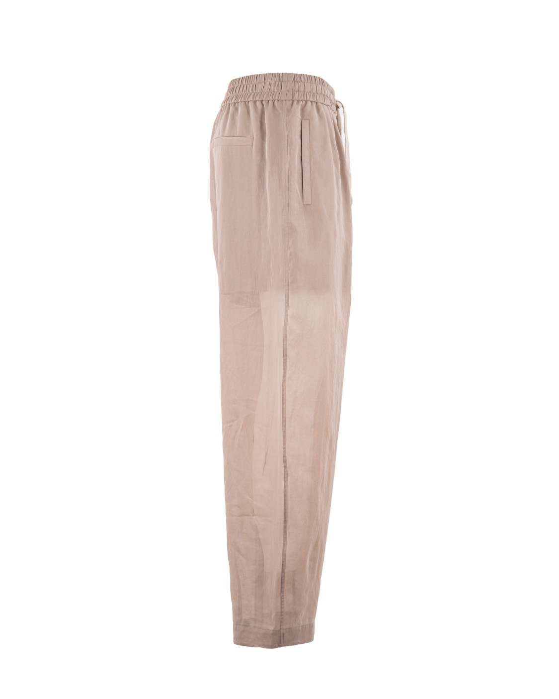 shop BRUNELLO CUCINELLI  Pantalone: Brunello Cucinelli pantalone Track in organza di cotone.
Pantalone pull-up con coulisse.
Tasche frontali.
Tasche posteriori.
Semifoderato.
Composizione: 100% Cotone.
Made in Italy.. MH911VE799-C8690 number 3265056